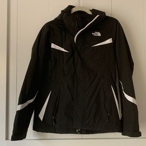 The North Face Snowboard Jacket w/ Removable Hood in Black
